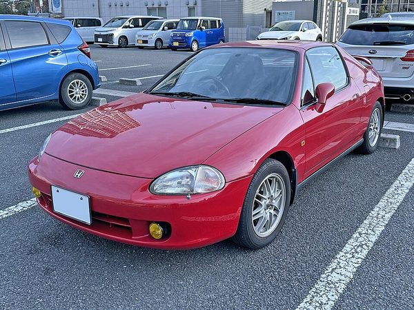 CR-X 3代目 デルソル の正面写真