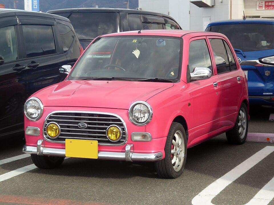 ダイハツ ミラ ジーノ 初代 の正面写真