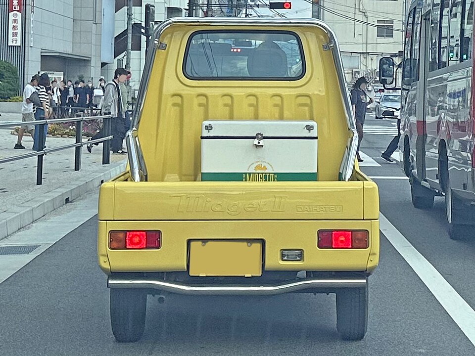 ダイハツ ミゼットII 初代 の後方写真