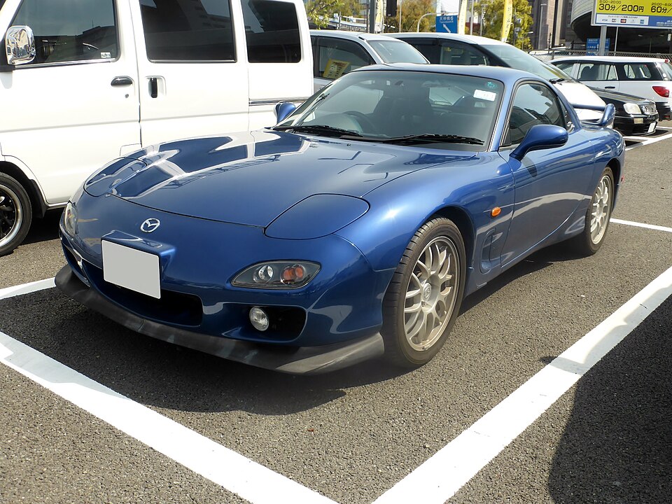 マツダ RX-7 3代目 の正面写真
