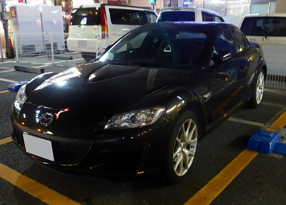 マツダ RX-8 初代 の正面写真
