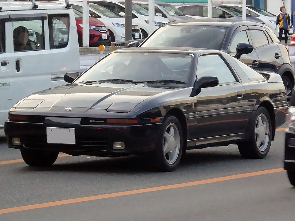 トヨタ スープラ 初代 の正面写真