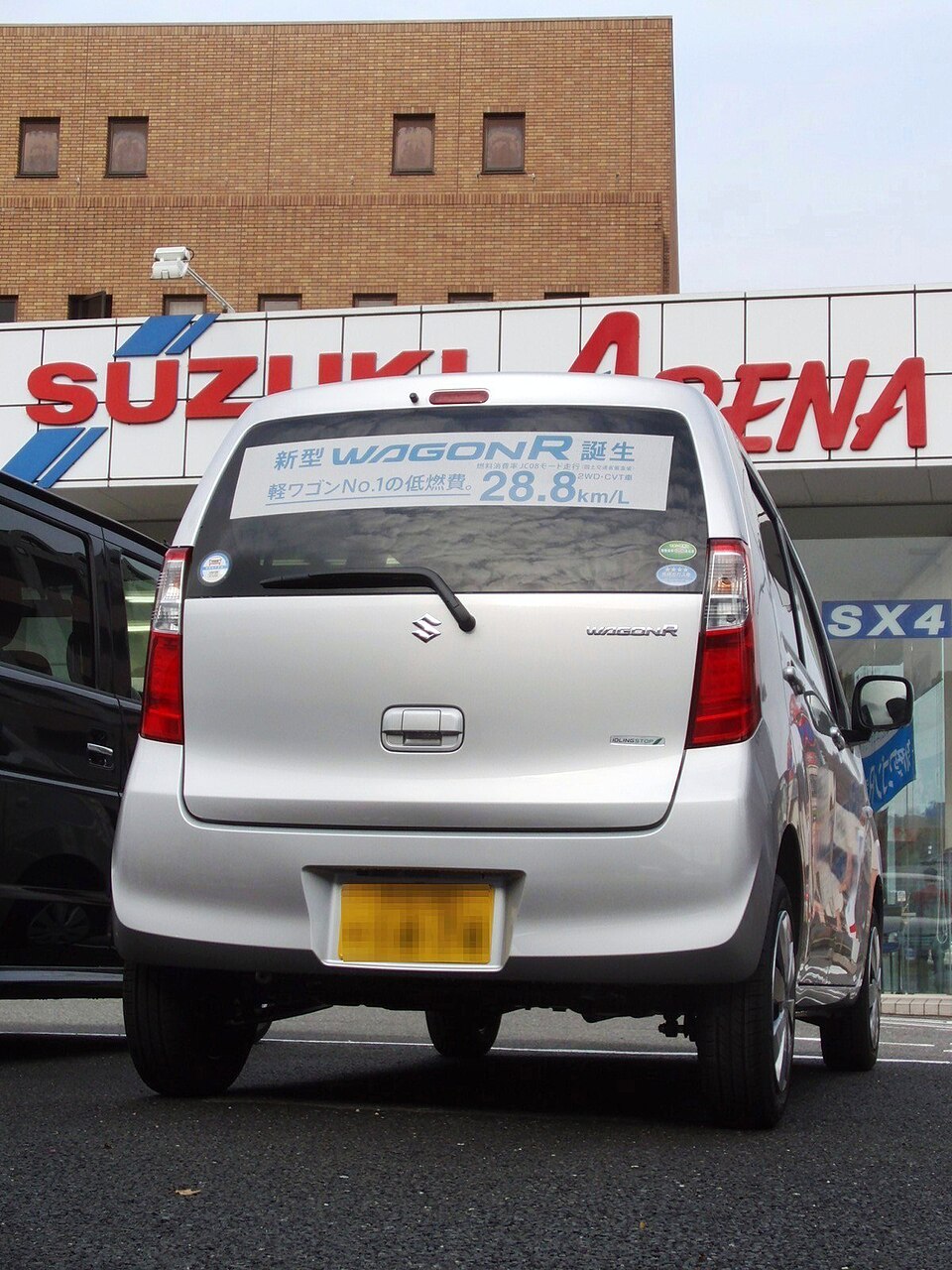 スズキ ワゴンR 5代目 の後方写真